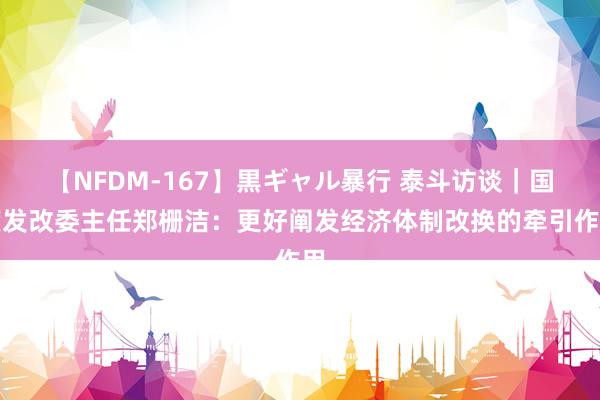 【NFDM-167】黒ギャル暴行 泰斗访谈｜国度发改委主任郑栅洁：更好阐发经济体制改换的牵引作用