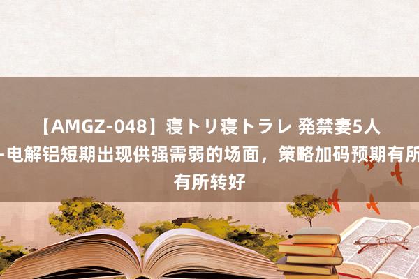 【AMGZ-048】寝トリ寝トラレ 発禁妻5人 沪铝-电解铝短期出现供强需弱的场面，策略加码预期有所转好