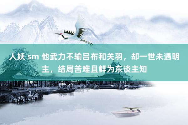 人妖 sm 他武力不输吕布和关羽，却一世未遇明主，结局苦难且鲜为东谈主知